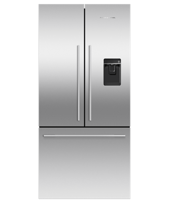 Freestanding French Door Refrigerator Freezer, 32", 17 cu ft, Ice & Water